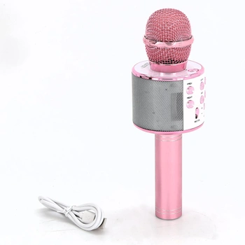GeschenPark dětský mikrofon, bezdrátový Bluetooth mikrofon Hračky pro dívky 3-10 let Dárky pro děti