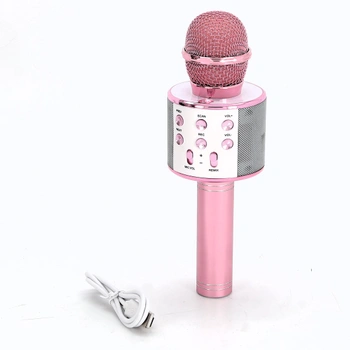 GeschenPark dětský mikrofon, bezdrátový Bluetooth mikrofon Hračky pro dívky 3-10 let Dárky pro děti