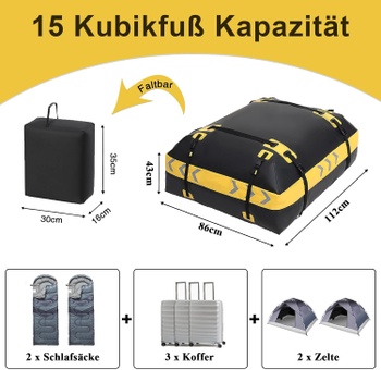 Strešný box JOBYNA JBBG020YEL-15-UK