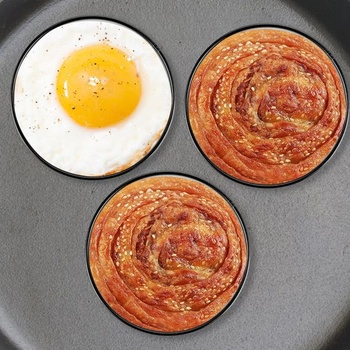 6 krúžkov na crumpety, forma na palacinky Ø10cm, nepriľnavé formy na crumpety, forma na palacinky,