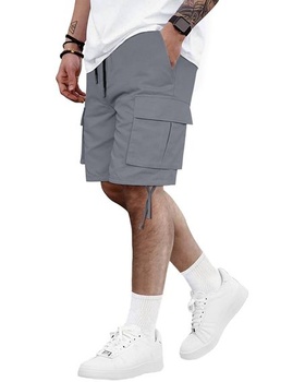 Pánske šortky HMIYA šedé XL 6 vreciek