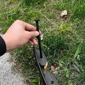 Okraj trávníku, 18 m, zahradní okraj, extra vysoký, 10,2 cm, flexibilní okraj pro zahradu s 60