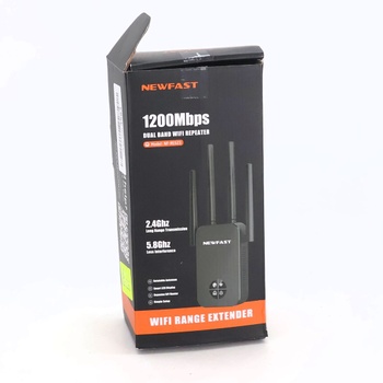 Repeater Newfast AC1200 čierna