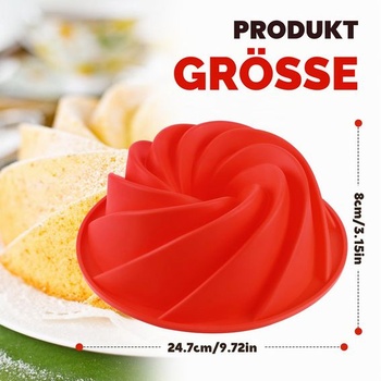 Silikonová forma na pečení Bundt, silikonová forma na pečení, formy na pečení dortů