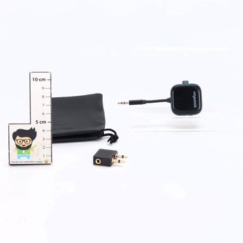SOOMFON Bluetooth 5.3 vysielač s displejom, 2 v 1 Bluetooth vysielač/prijímač Splitter pre 2