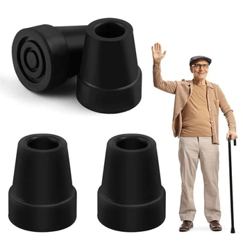4 gumové koncovky na berle Neerow Ø 19 mm