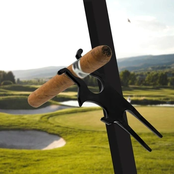 Magnetický držák na doutníky Lyreh Golf, 10,1x3,5cm multifunkční držák na doutníky s otvírákem na