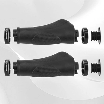 Ergonomické rukojeti na kolo GXCROR s protiskluzovým designem s tečkami | Tlumící gumové rukojeti