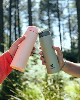 Fľaša na vodu AORIN z nerezovej ocele 18/8, 950 ml, nepriepustná termoska, dvojstenná izolovaná fľaša