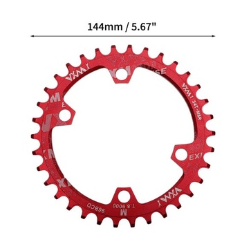 Úzky široký prevodník 1 kus pre cestný bicykel 96 BCD
