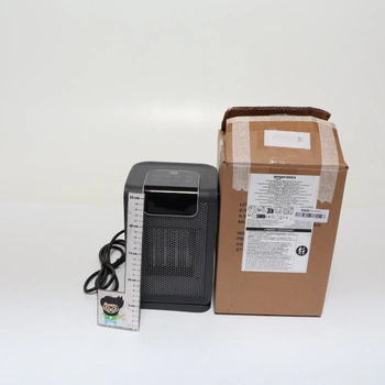 Teplovzdušný ventilátor Amazon Basics sivý