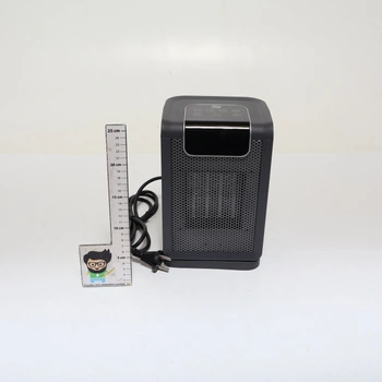Teplovzdušný ventilátor Amazon Basics sivý