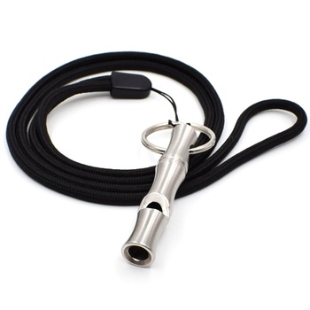Signálna píšťalka makstore s obojkom + krúžok na kľúče, 54x10mm