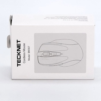 TECKNET Bluetooth myš, 4800 DPI bezdrôtová ergonomická myš (tri-režimy: BT 5.0/3.0+2.4G), výdrž