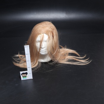 Polodlouhá blond paruka, 75 cm