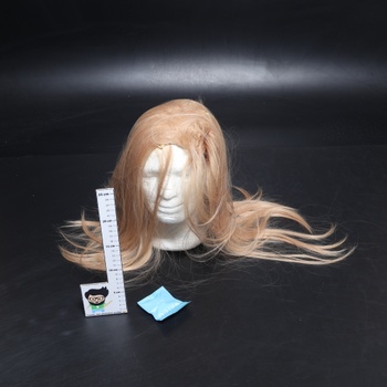 Polodlouhá blond paruka, 75 cm