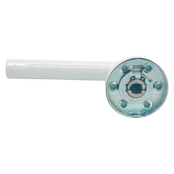 Micel - 05652 - Sada kľučiek s rozetou (53 mm) a pravouhlou pákou, povrchová úprava z nerezovej ocele,