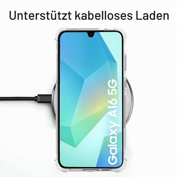 Púzdro Totill pre Samsung Galaxy A18/A16/A17, priehľadné ochranné púzdro s mäkkým silikónovým