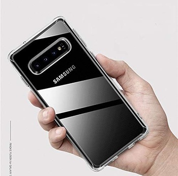 Púzdro Totill pre Samsung Galaxy S10, priehľadné ochranné púzdro s mäkkým silikónovým krytom,