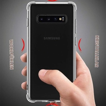 Púzdro Totill pre Samsung Galaxy S10, priehľadné ochranné púzdro s mäkkým silikónovým krytom,