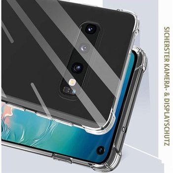 Púzdro Totill pre Samsung Galaxy S10, priehľadné ochranné púzdro s mäkkým silikónovým krytom,