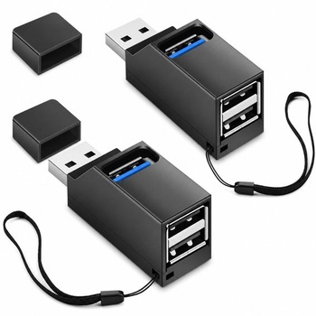 ERBO 3portový mini USB Hub, přenosný USB 3.0 rozbočovač,…