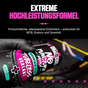 Muc-Off 822 Čistič defektov pneumatík, Problém 1l, Ružová, 1 liter