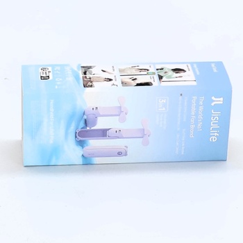 Ručný mini ventilátor JISULIFE F8X fialový