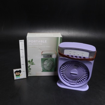 Stolný fialový ventilátor Bseical 203