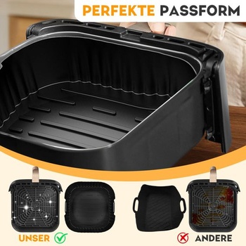 2 ks príslušenstvo do fritézy Cosori 5,5 l, 6 l, 6,2 l, príslušenstvo do silikónovej formy pre