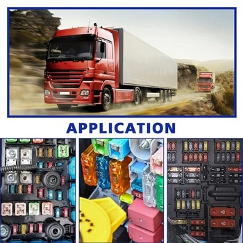 Súprava 10 plochých poistiek Maxi APX, náhradné poistky 100 A pre automobily, nákladné vozidlá, obytné