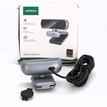 UGREEN Webcam Full HD 1080P/30fps USB A webkamera s mikrofónom pre PC, automatická korekcia svetla,
