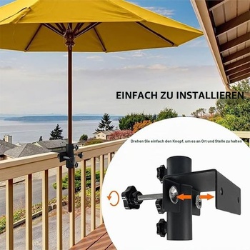 Držiak slnečníka na zábradlie Anyingkai