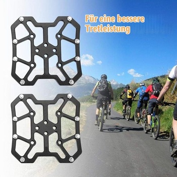 1 pár adaptérov na pedálovú platformu - Adaptéry na pedálovú platformu z hliníkovej zliatiny pre