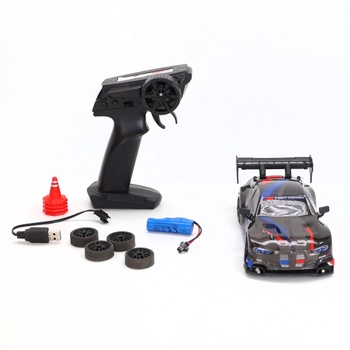 Siereolly Drift Car 1:24 Závodné auto na diaľkové ovládanie 20 km/h 4WD 2,4 GHz Mini RC auto s LED