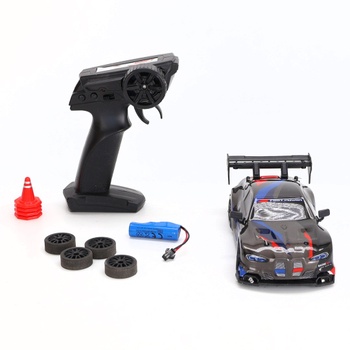 Siereolly Drift Car 1:24 Závodné auto na diaľkové ovládanie 20 km/h 4WD 2,4 GHz Mini RC auto s LED