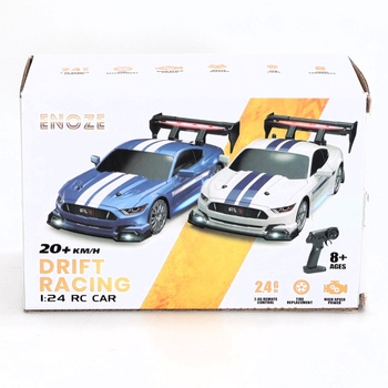 Siereolly Drift Car 1:24 Závodné auto na diaľkové ovládanie 20 km/h 4WD 2,4 GHz Mini RC auto s LED