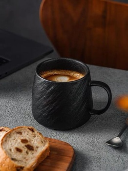 Keramický hrnek, ručně vyrobený čajový šálek s uchem, hrnek na kávu 500ml vyrobený z vysoce