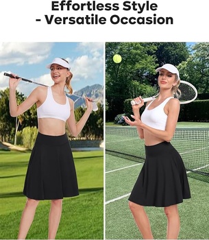 Dámska tenisová sukňa Desol čierna, vel. XL