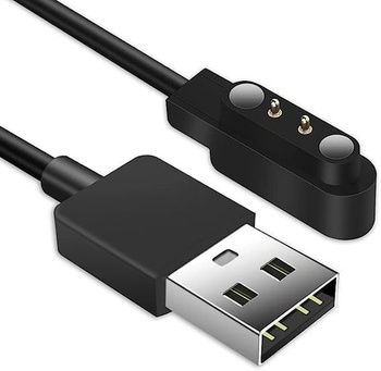 Magnetická nabíjačka AXFEE kompatibilná s náramkom Xiaomi, dátový kábel USB #1 čierny 4mm