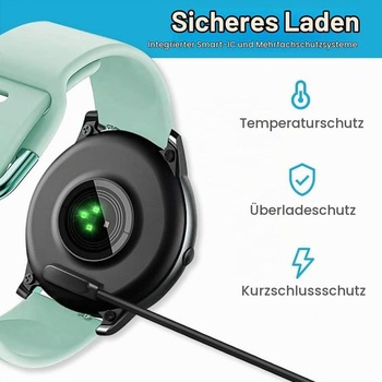 Magnetická nabíjačka AXFEE kompatibilná s náramkom Xiaomi, dátový kábel USB #1 čierny 4mm