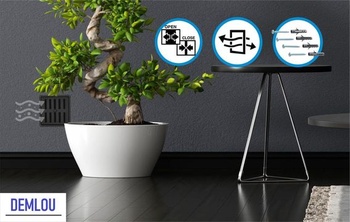 Štvorcová vetracia mriežka 150 x 150 mm, čierna RAL9005, pozinkovaná oceľ 150 x 150 mm čierna RAL9005