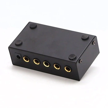 SinLoon HA400 4kanálový stereo sluchátkový zesilovač, kovový mini audio rozbočovač s nezávislým