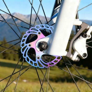 Brzdový kotúč na bicykel 160 mm pre horské elektrobicykle, 1x viacfarebný