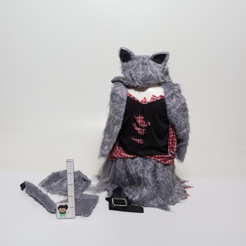 Dievčenská vesta Spooktacular Creations Kostým vlkolaka na Halloween