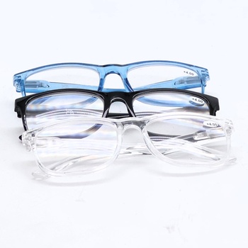 Dioptrické wayfarer okuliare, + 4.00
