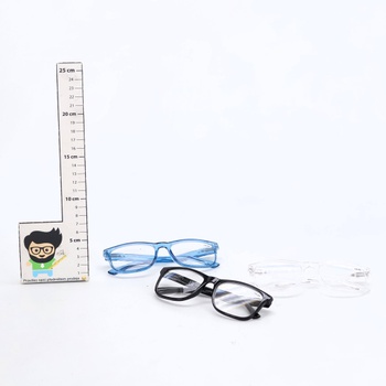 Dioptrické wayfarer okuliare, + 4.00