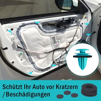 150 kusů sponek na upevnění automobilu, spony na dveřní panely, univerzální spony na dveře