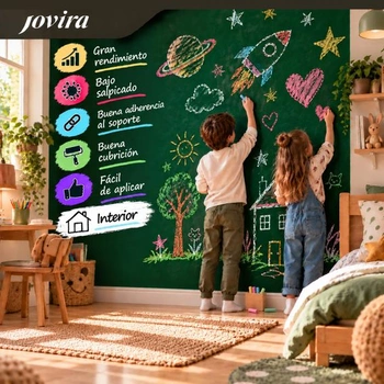JOVIRA PINTURAS barva na tabuli na vodní bázi. Pro malování, kreslení a psaní křídou na stěny. (375