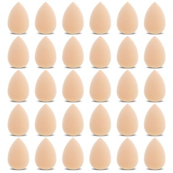 Gjinxi 30 kusov mini hubiek na make-up, hubky na make-up, malé mixéry, labutičky na podkladovú
